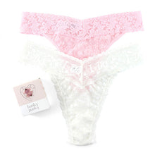 I Do & Signature Lace Original Rise Thong | Light Ivory x Bliss