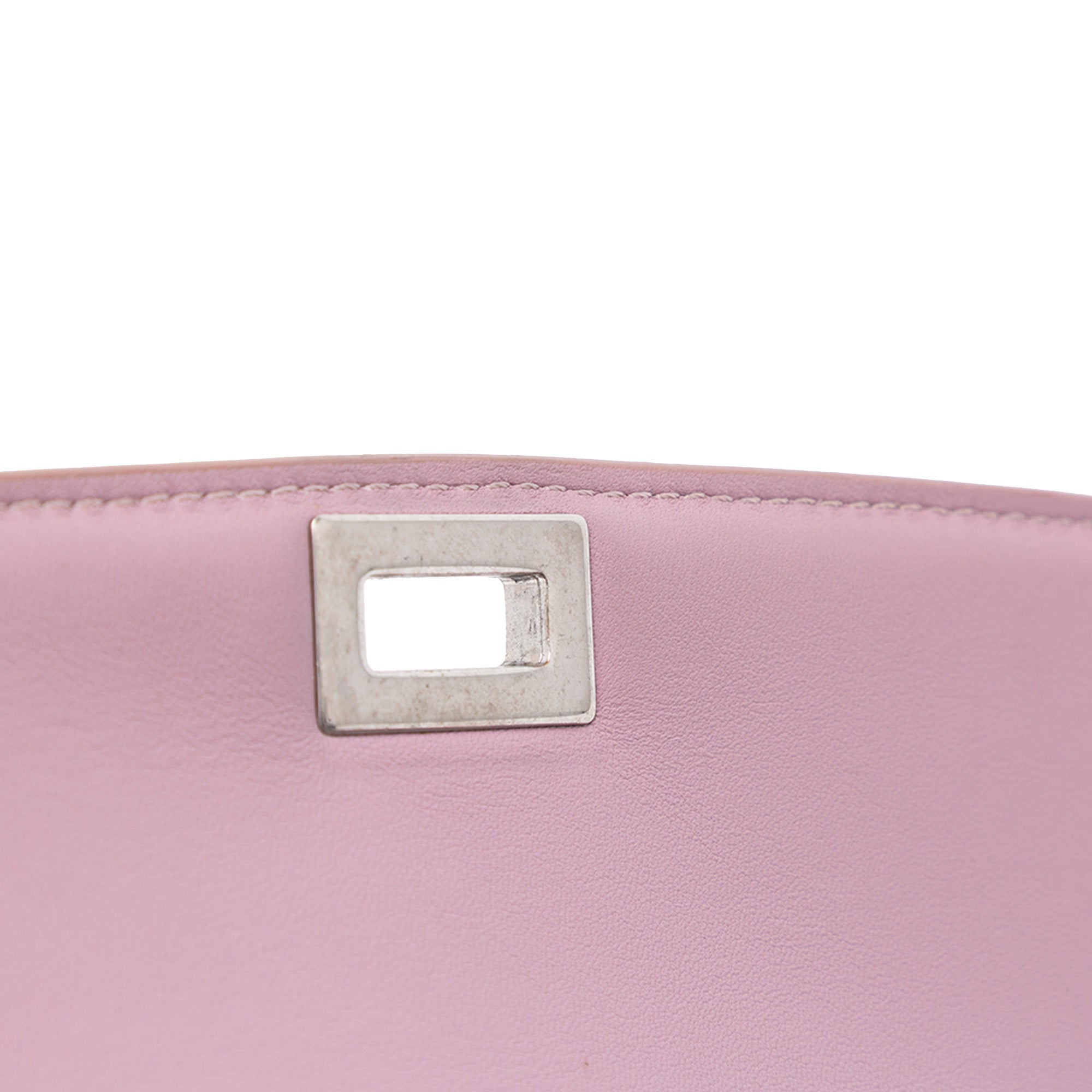 Celine | Pre-Owned Medium Calfskin Classic Box - I | Pink/Light Pink