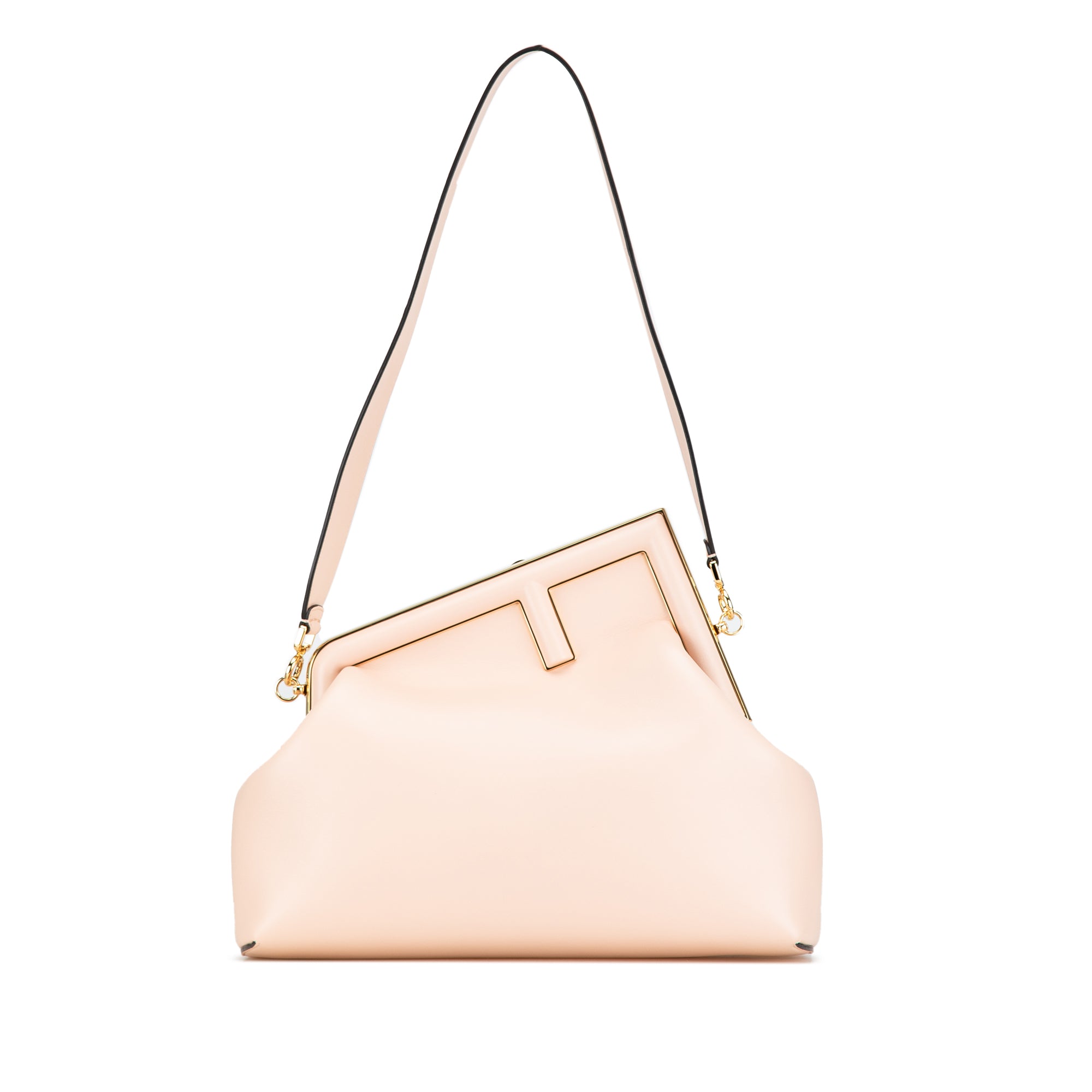 Fendi | Pre-Owned Medium Leather First Shoulder Bag | Pink/Light Pink