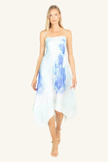 Betty Dress | Azure Morning Glory Print