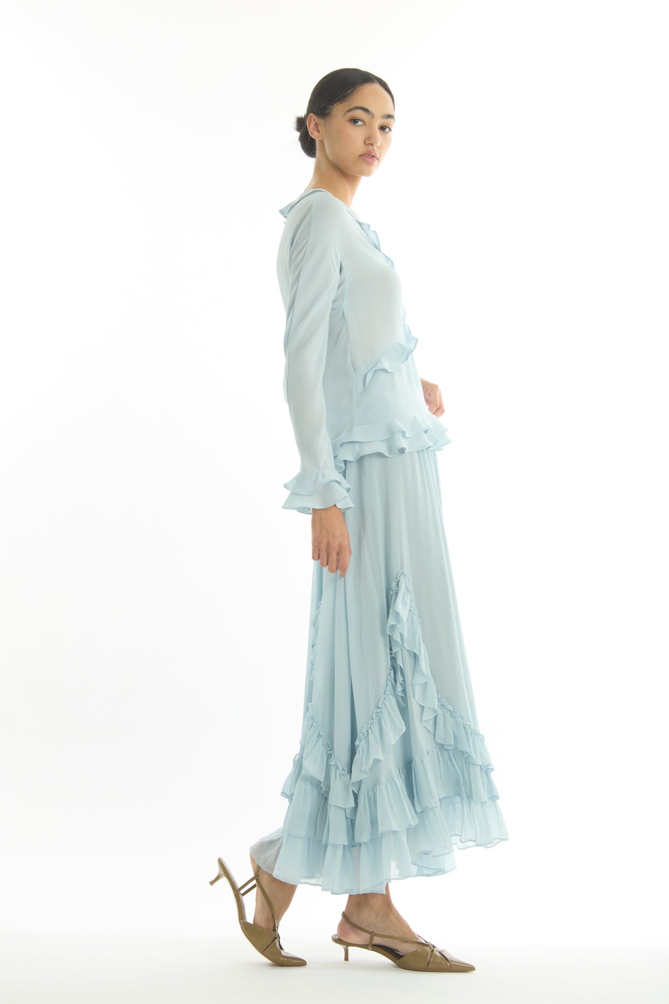 Elma Skirt | Powder Blue