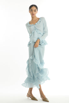 Elma Skirt | Powder Blue
