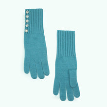 Womens | Gloves with Crystal Stones | Winter Sky
