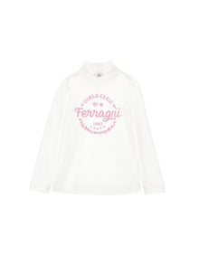 Girls | Cf Eyestar Cotton Turtleneck | Cream