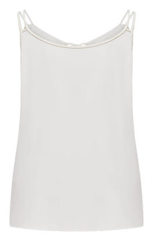 Mulberry Silk Camisole Vest | White