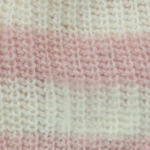 Babies Cashmere Beanie Striped Hat | Baby Pink