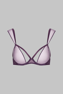 Cupless bra - L'Amoureuse | Purple