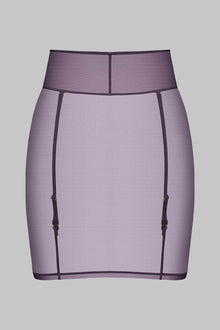 Skirt with Suspenders - L'Amoureuse | Purple