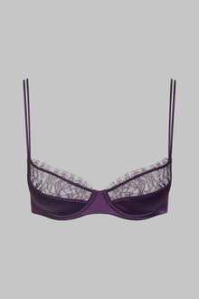 1/4 cup bra - Villa Satine | Purple