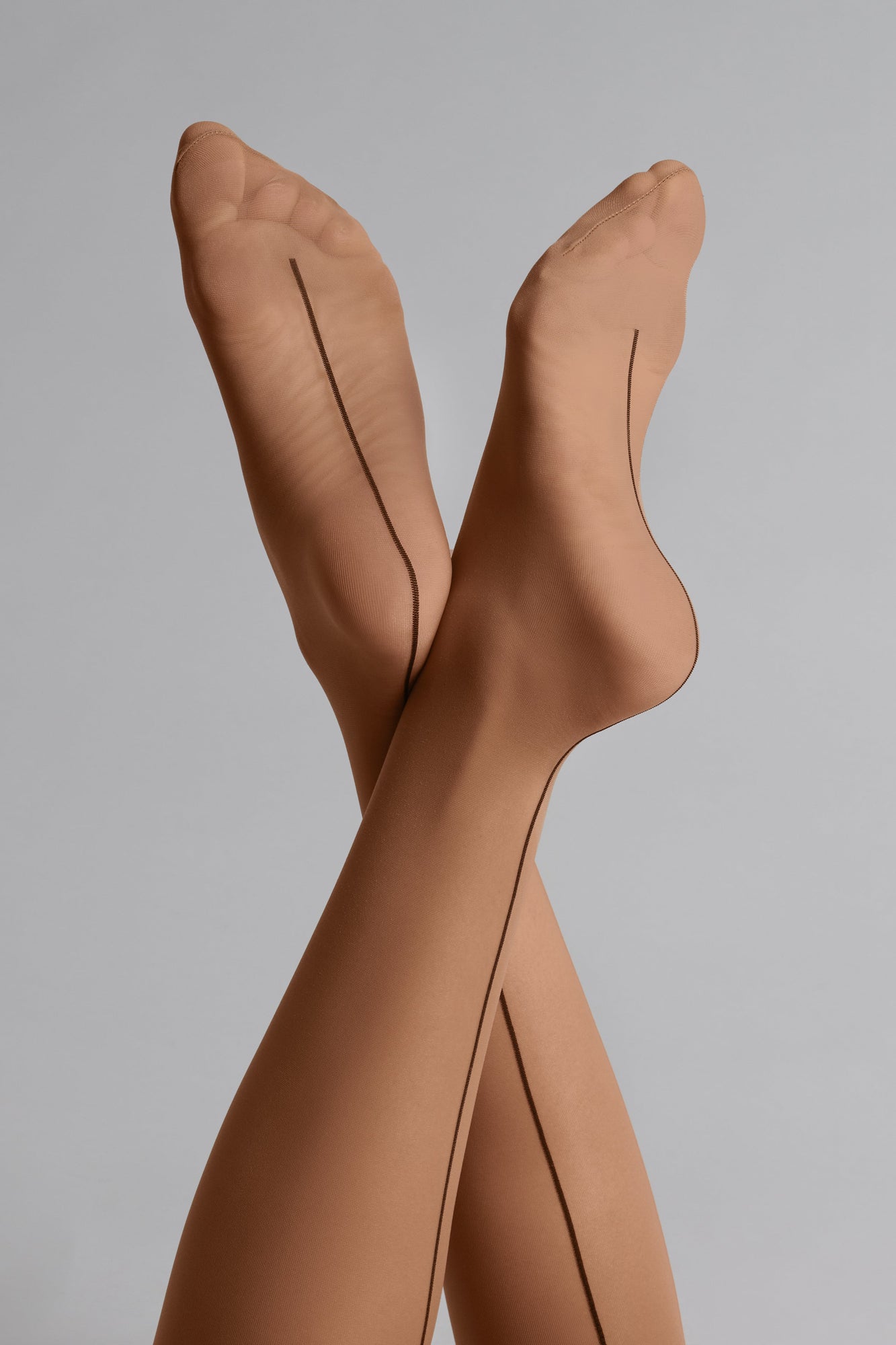 Back seam seamless tights - Signature - 20D - Sun Nude - Les Coquetteries