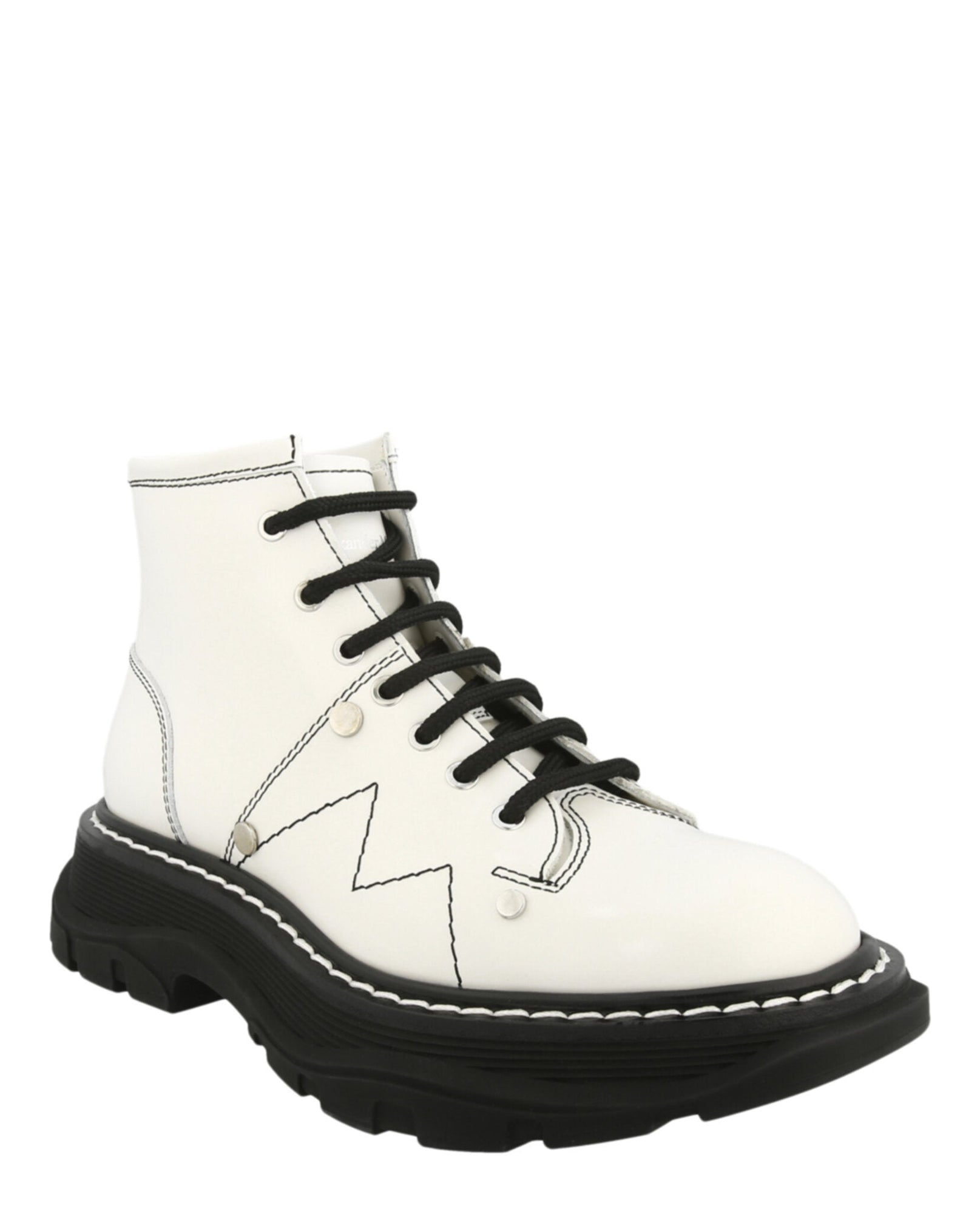 Alexander McQueen | Tread Slick Lace Up Boot