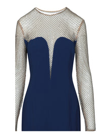 Stella McCartney Myah Embellished Long Sleeve Gown