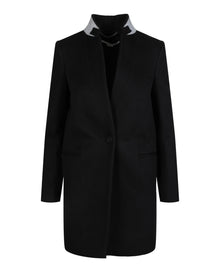 Stella McCartney | Fleur Felt-Collar Wool Coat