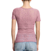 Flora Short Sleeve Top | Mauve Orchid (Pink)