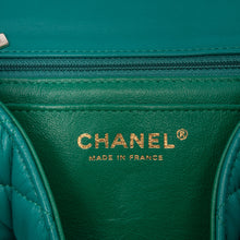 Chanel | Pre-Owned Mini Rectangular Classic Lambskin Single Flap | Blue/Turquoise