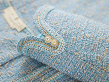 Loro Piana Tweed Coat | Blue