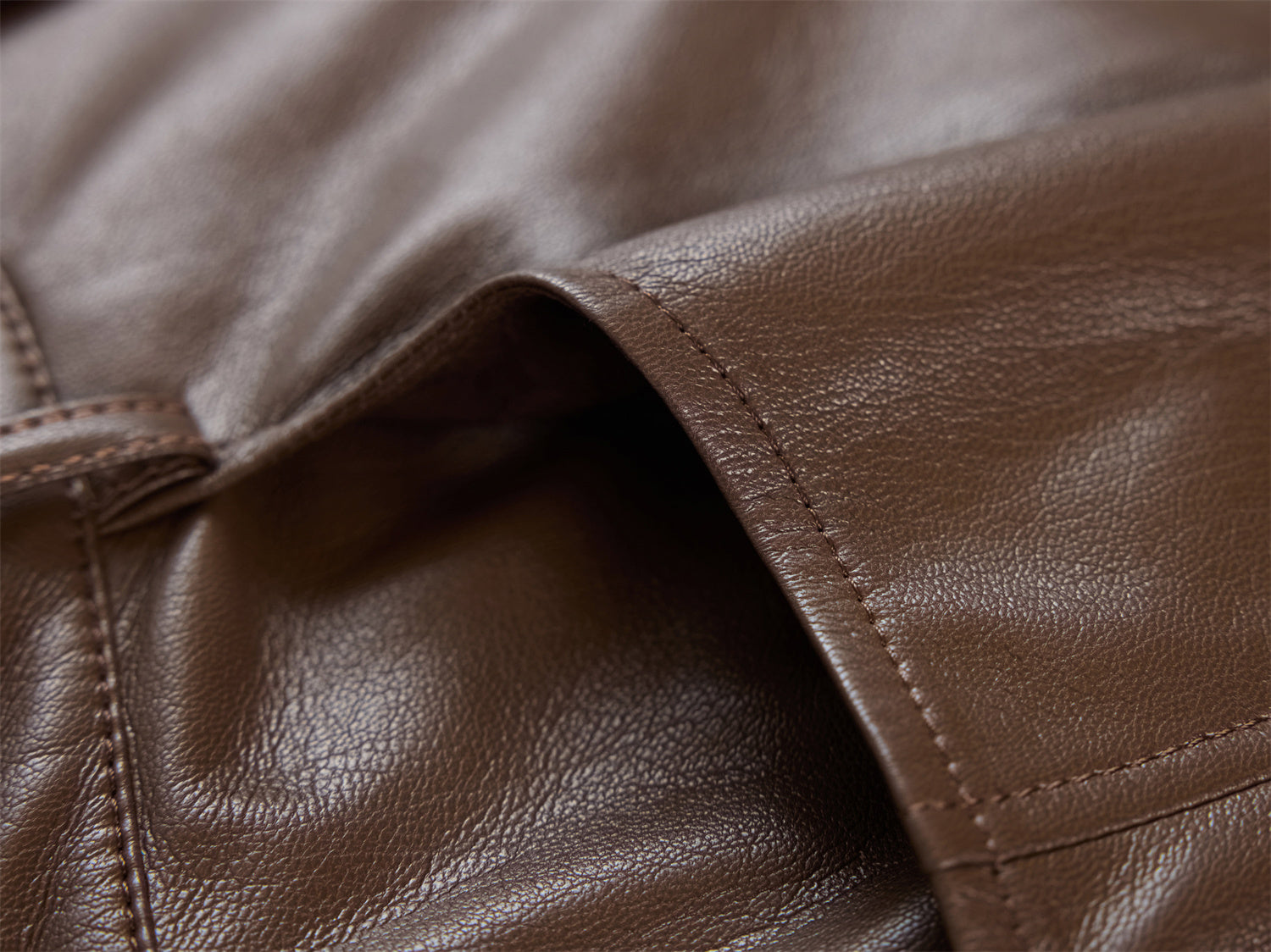 Pleated Pant | Brown