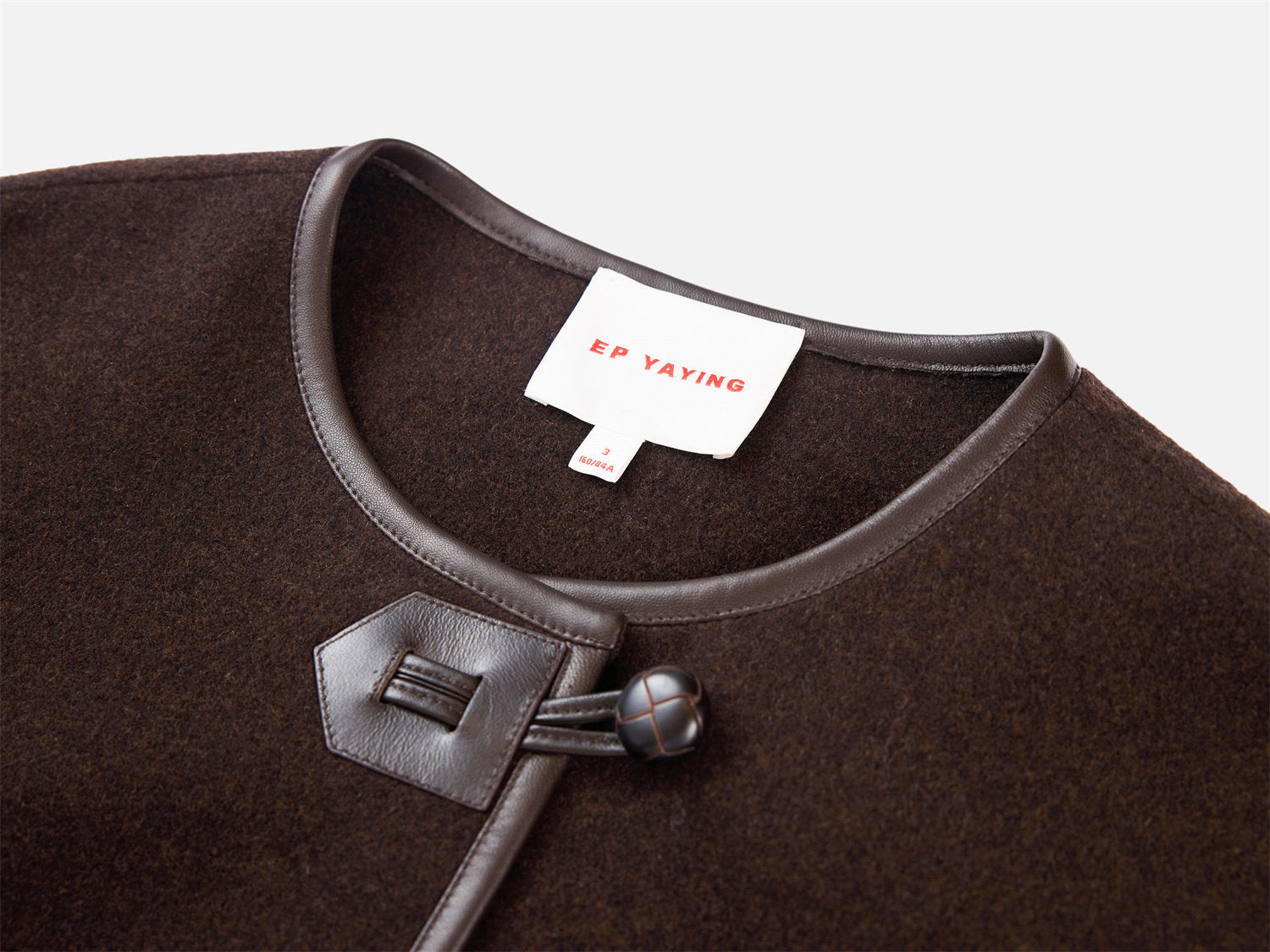 Lightweight Yak Cashmere Wool Coat | Brown