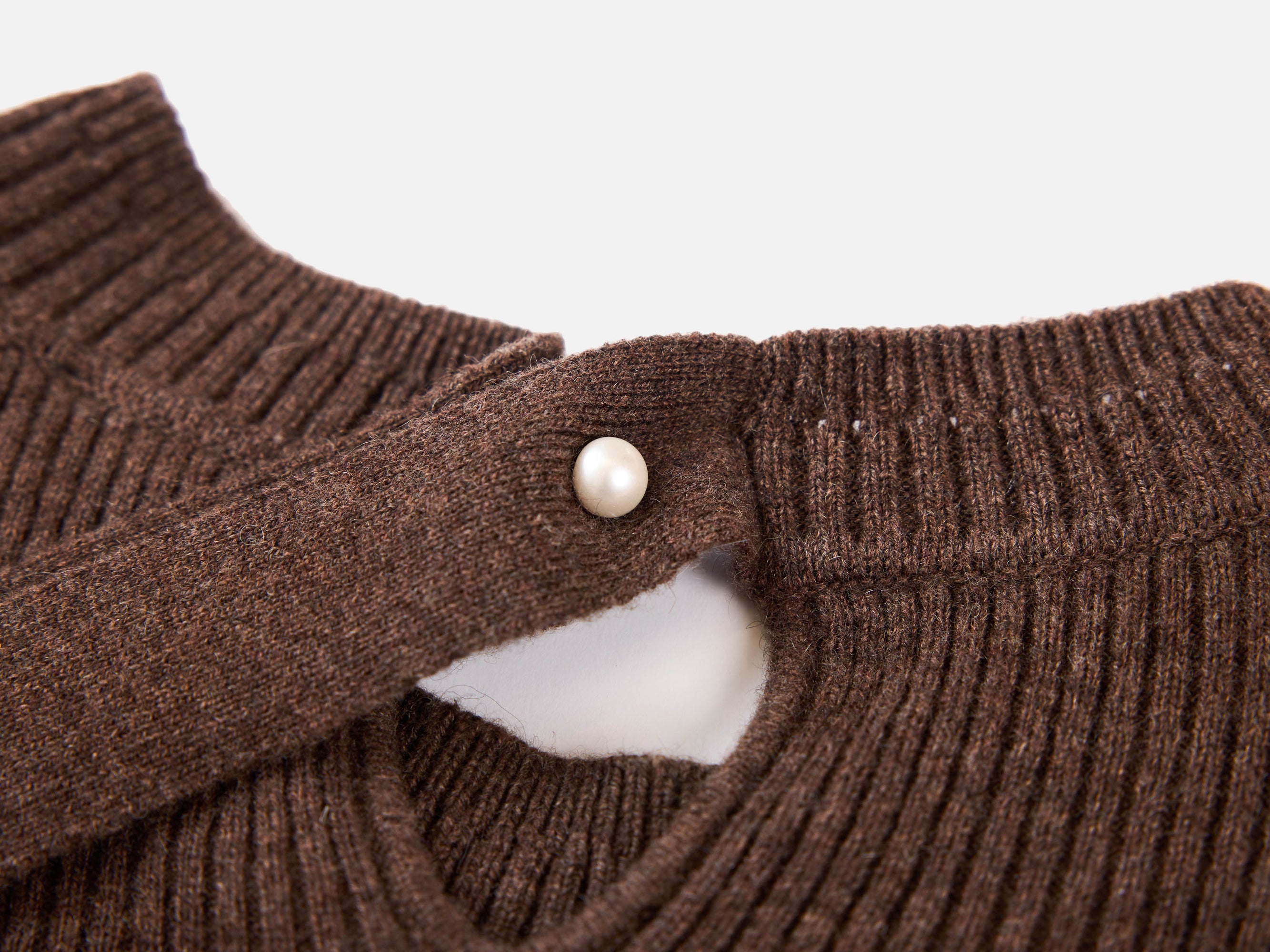 Knit Dress | Brown