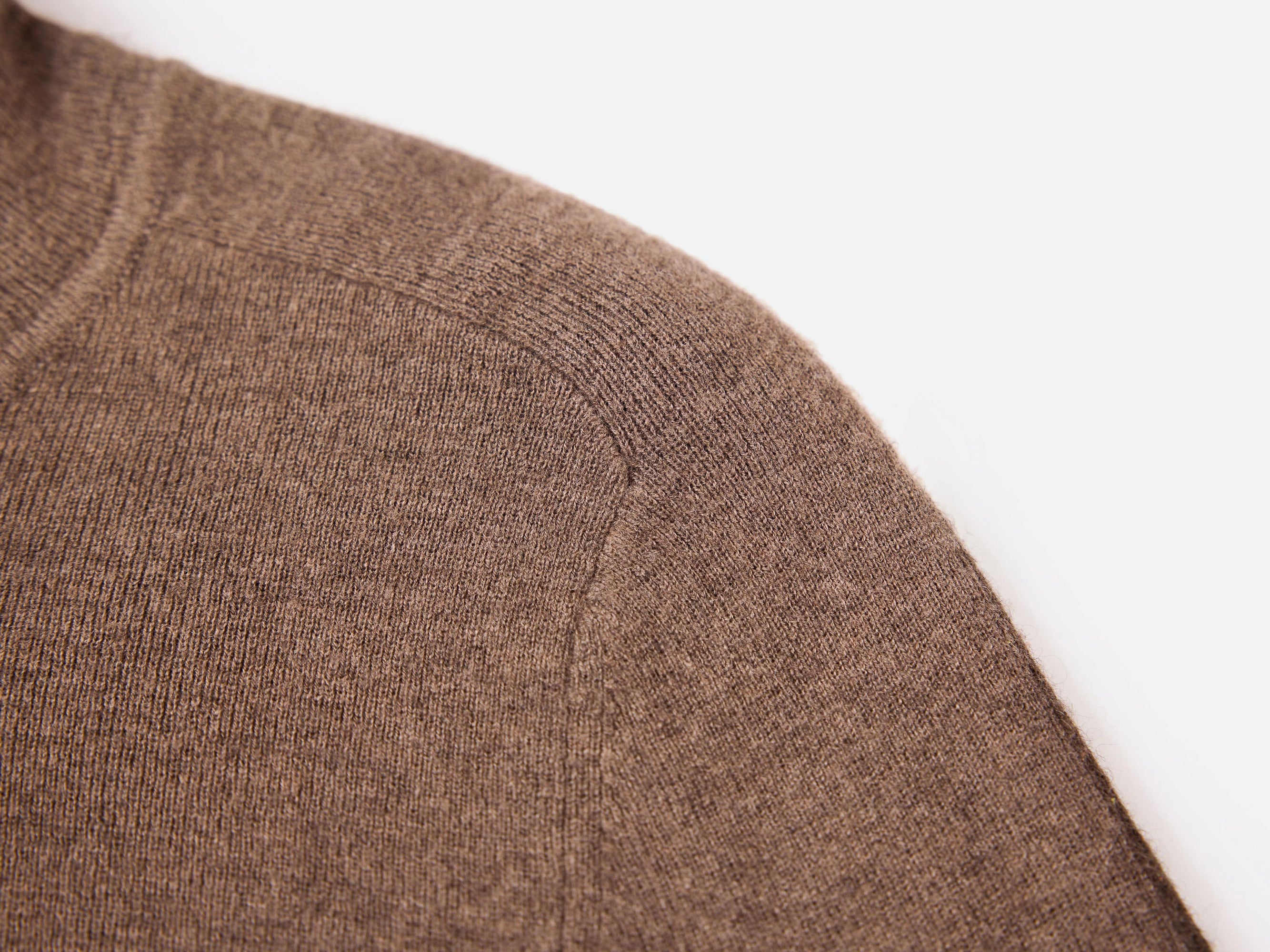 Turtleneck Knit Top | Heather Brown