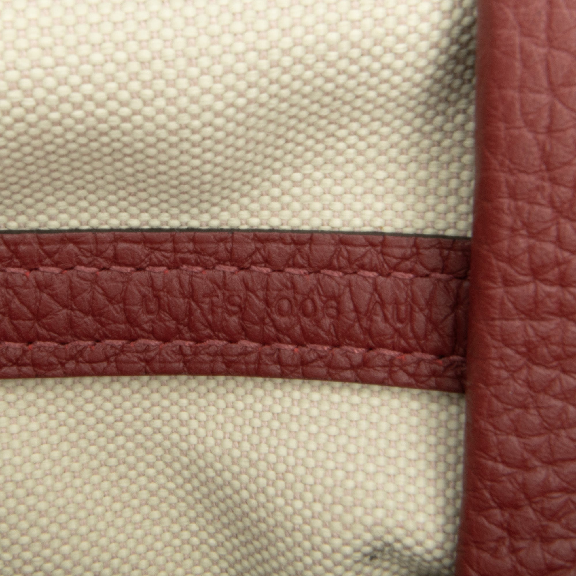 Hermes | Pre-Owned Canvas Pursangle Tote | Brown/Beige