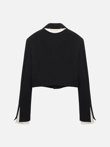 Cropped Blazer | Black