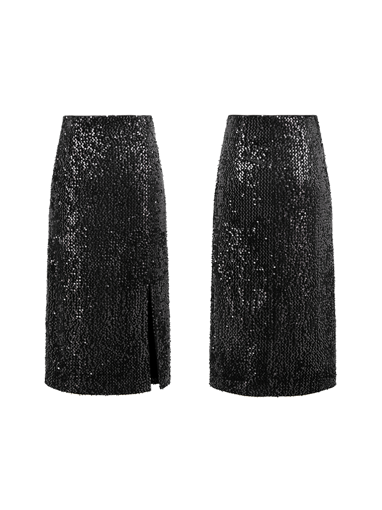 Bodycon Narrow-Waist Pencil Skirt | Black