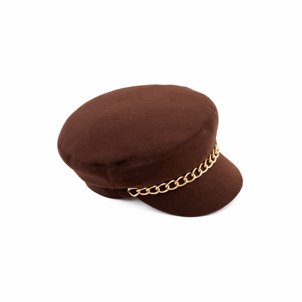 Marina Wool Cap | Chocolate