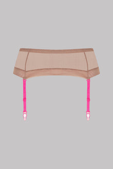 Garter Belt - Corps à Corps - Ginger snap/Neon Pink