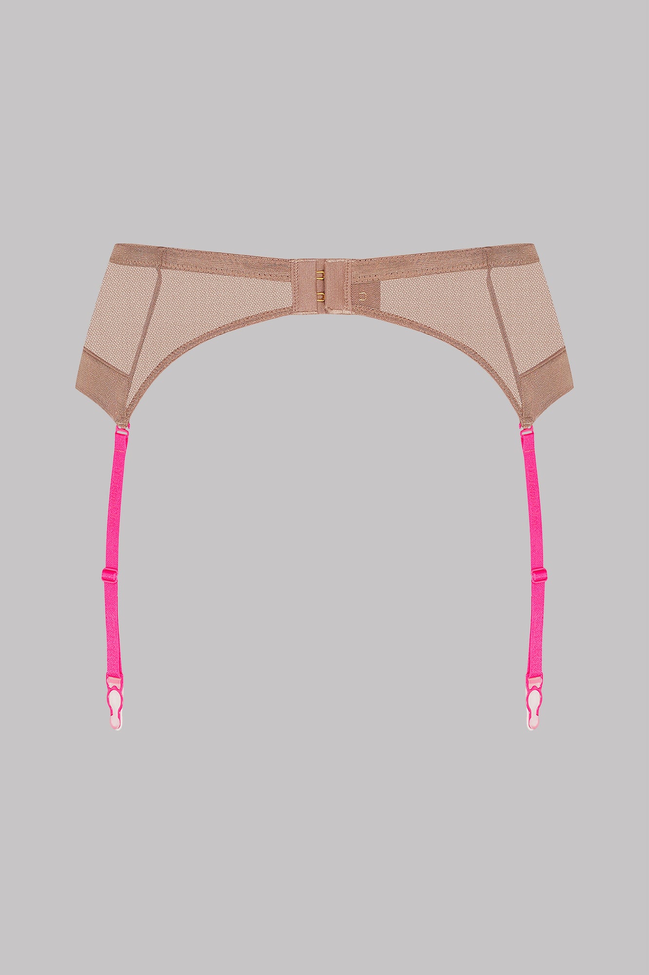 Garter Belt - Corps à Corps - Ginger snap/Neon Pink