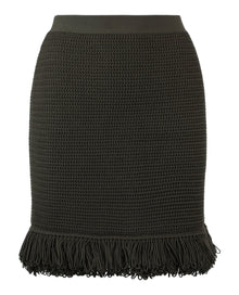 Bottega Veneta | Fringe Trim Pencil Skirt