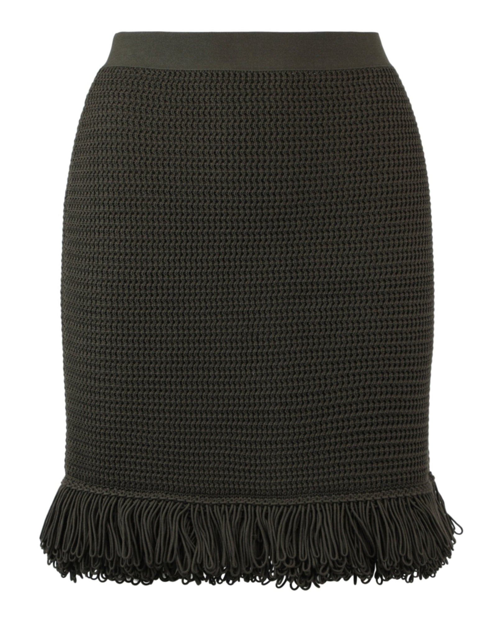 Bottega Veneta | Fringe Trim Pencil Skirt