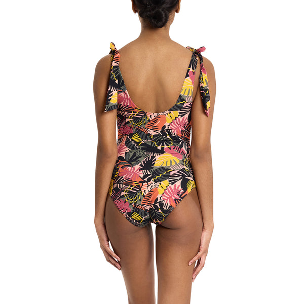 Swim Scoop One Piece | Palm Springs (Beige)