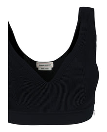 Alexander McQueen | Ribbed Cropped Top