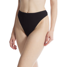 Eco Rx High Cut Thong | Black