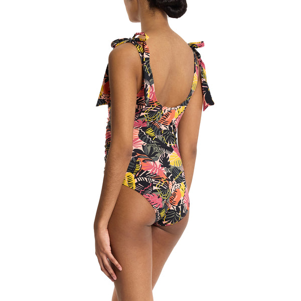 Swim Scoop One Piece | Palm Springs (Beige)