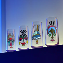Lifestyle image of NUDE Mirage Rock & Pop collection  in neon scenery