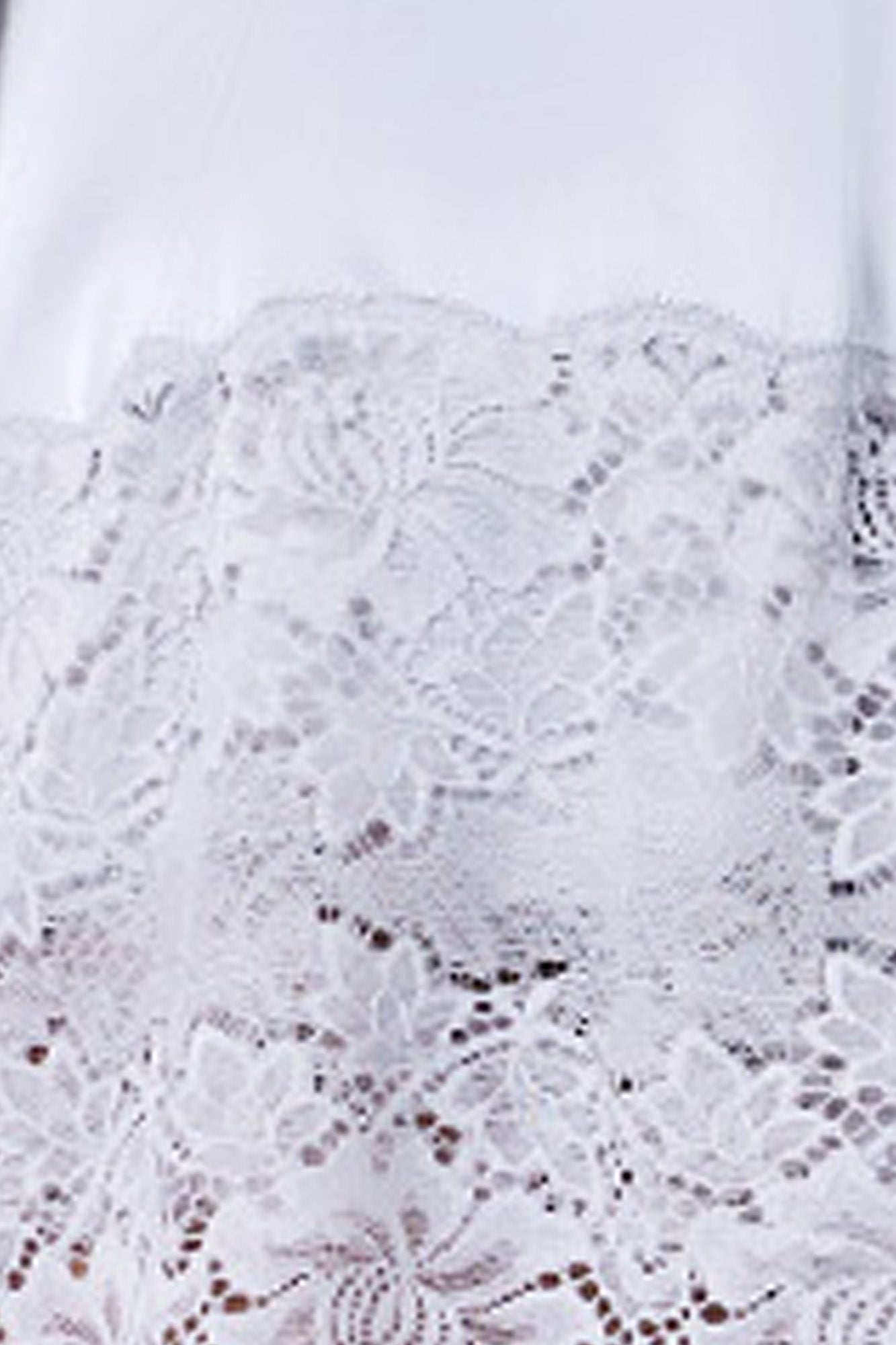 Silk Lace Robe | Silver