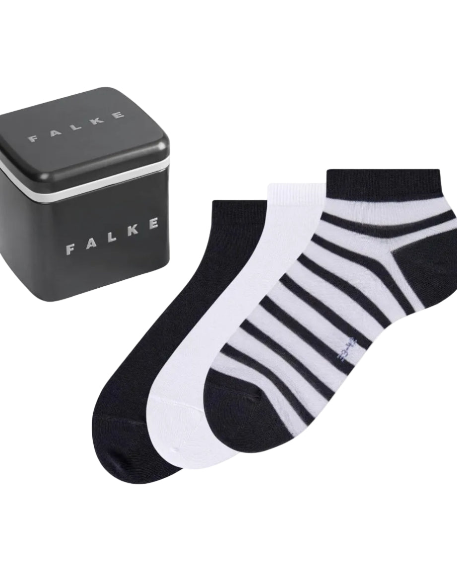 Mens | Happy Box 3-Pack Ankle-High Sneaker Socks | Sortiment 2
