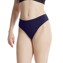 Playstretch Natural Rise Thong | Concord Purple