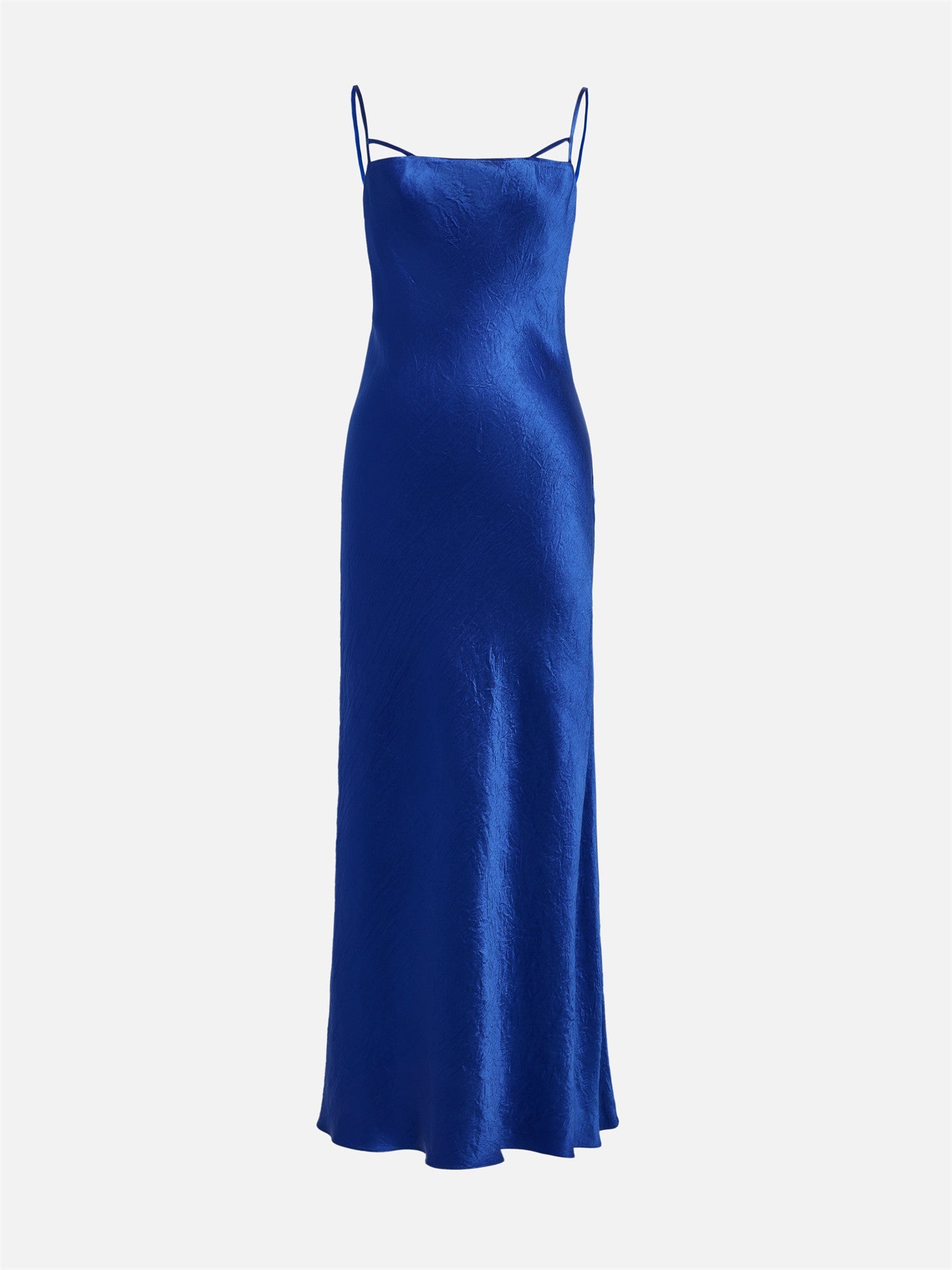 Acetate Slip Dress | Blue