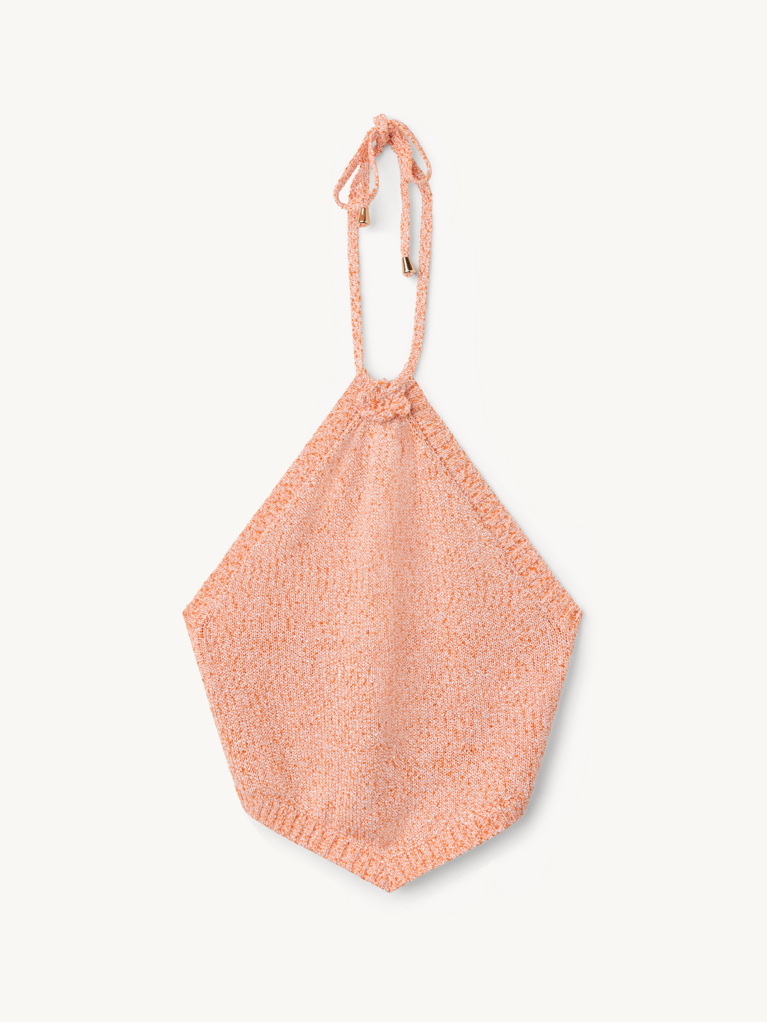 Teresa Scarf Top | Peach Sequin