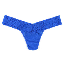 Daily Lace Low Rise Thong | Bold Blue