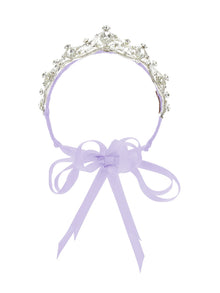 Girls | Tiara In Rhinestones And Bezels | Wisteria