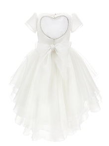 Girls | Lavinia Satin Dress | Cream