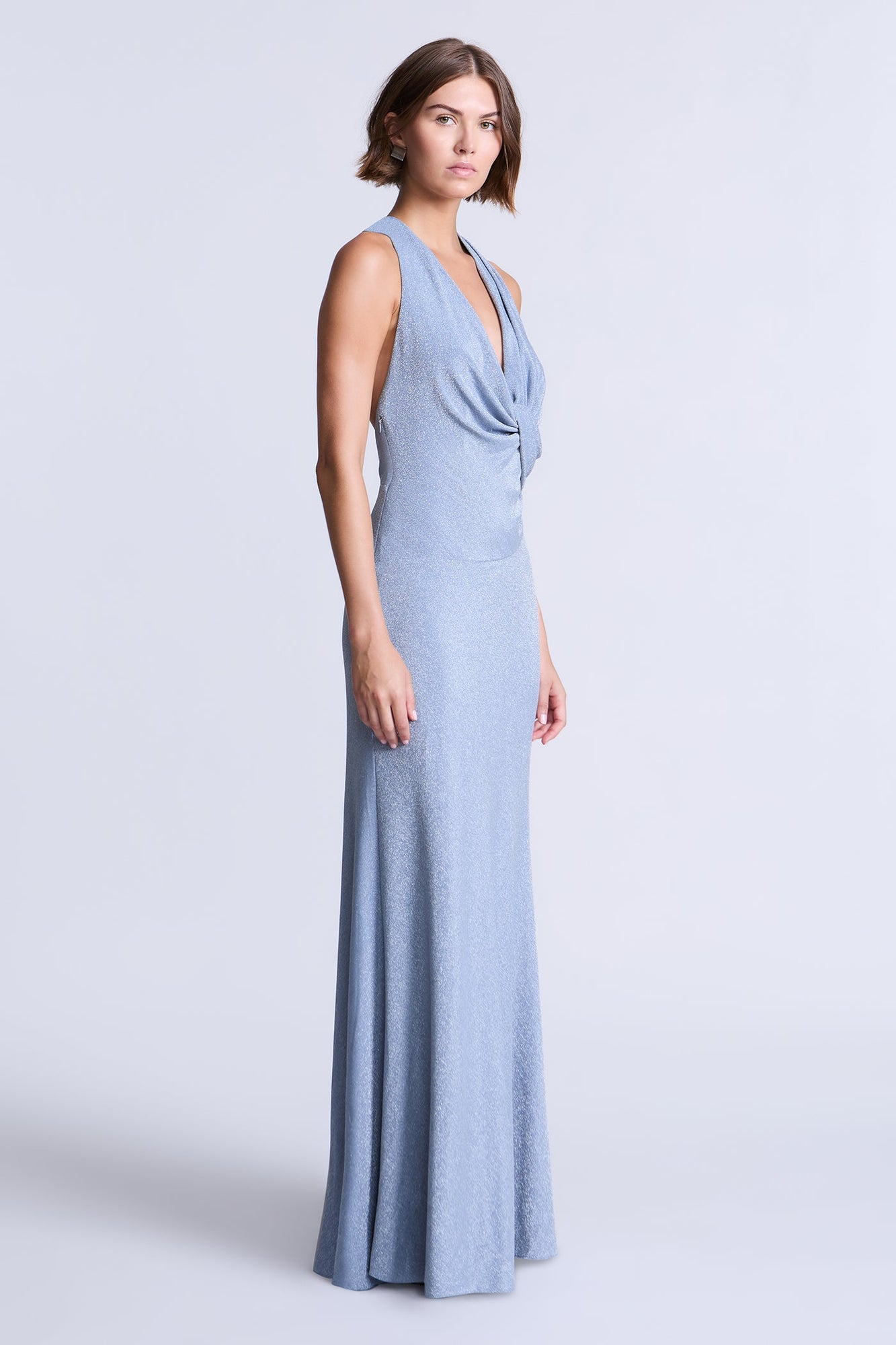 Knit Demi Gown | Wedgewood Blue