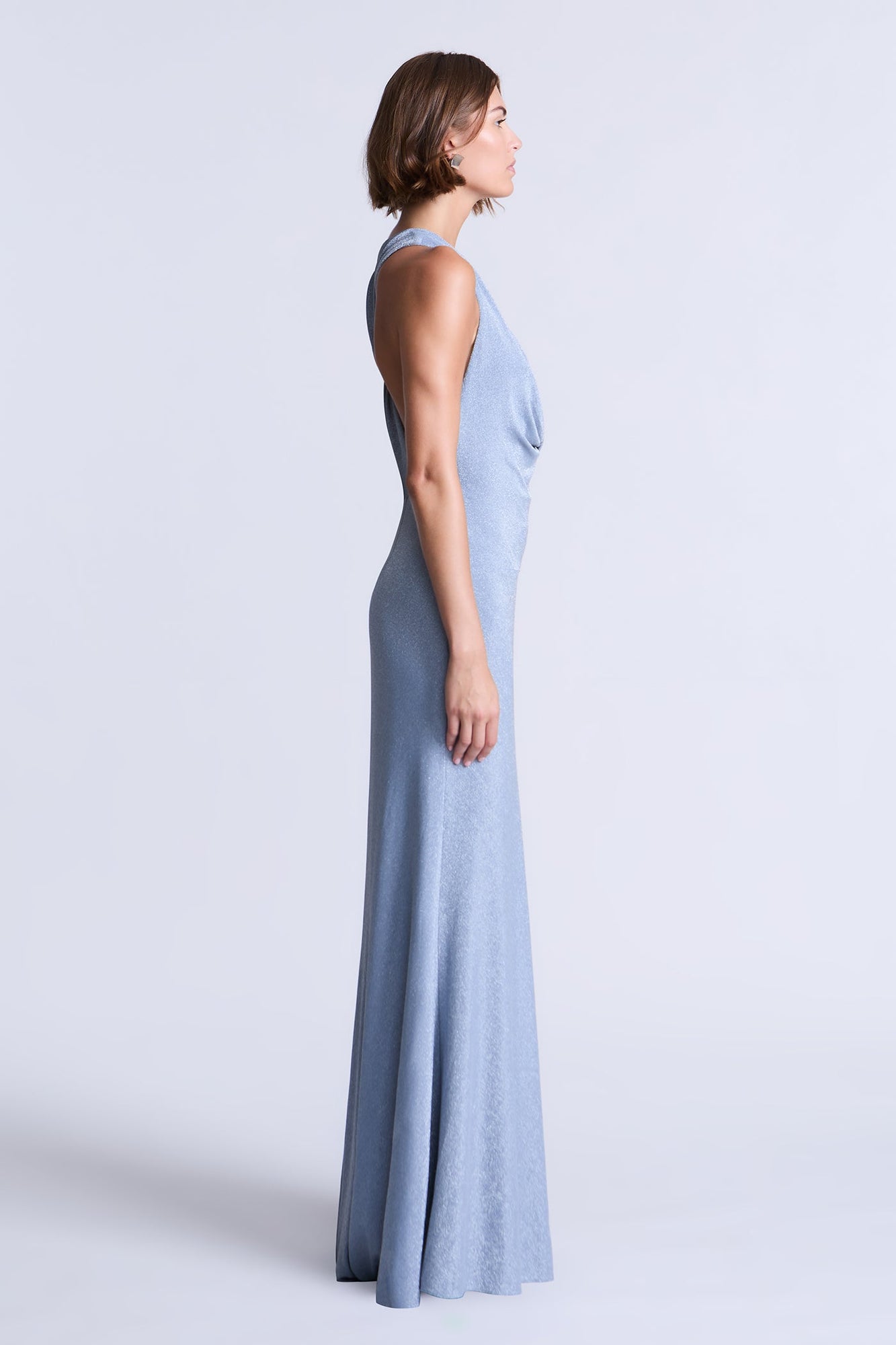Knit Demi Gown | Wedgewood Blue