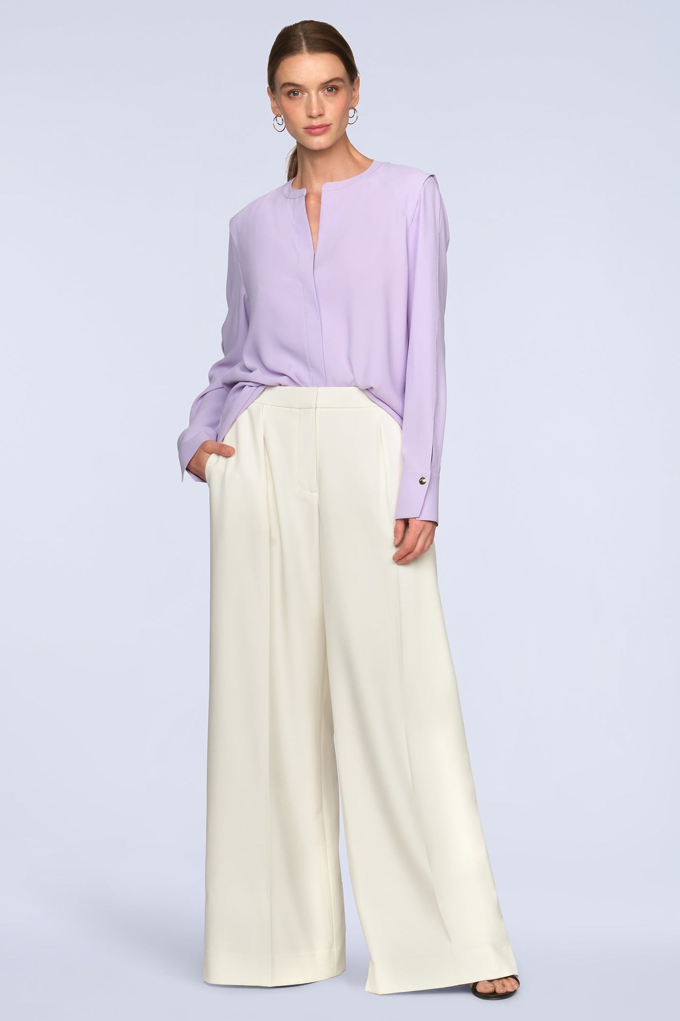 Maura Blouse | Lavender
