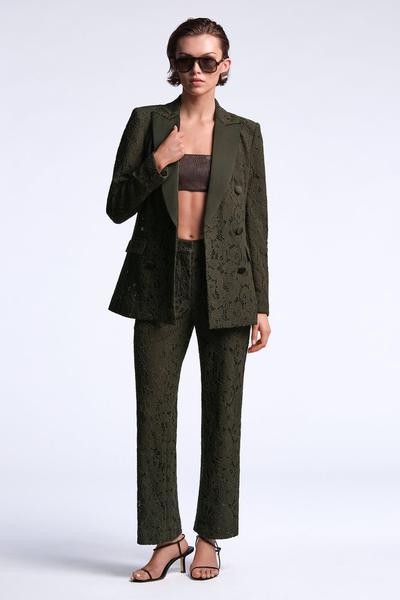 Kaia Blazer | Dark Olive