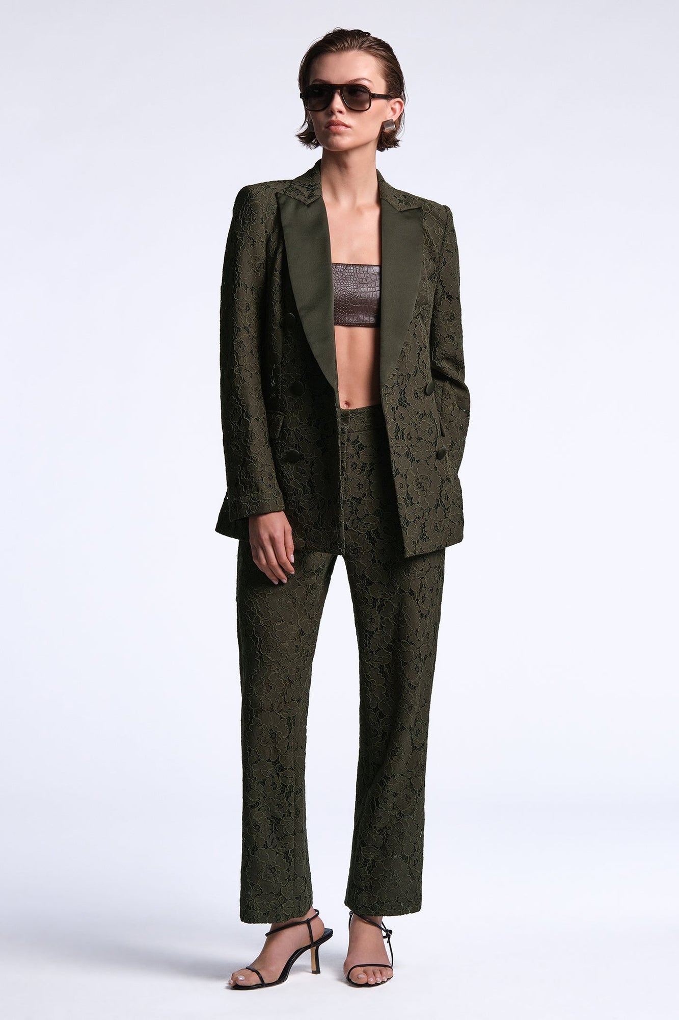 Kaia Blazer | Dark Olive